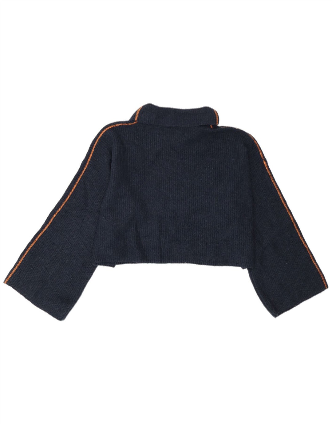 Topshop Dame Oversized rullehals sweater UK 12 Medium Navy Blue