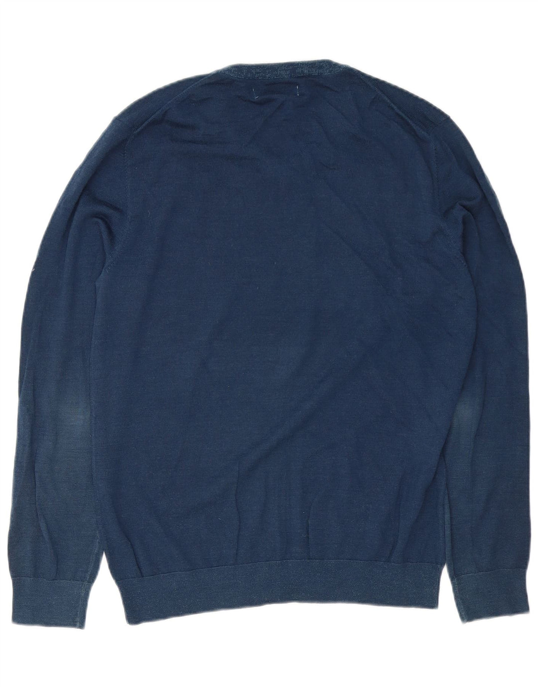 Reiss Herre V-hals trøje Sweater Large Navy Blue