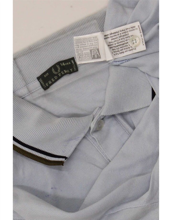 Fred Perry drenge poloskjorte 13-14 år blå bomuld