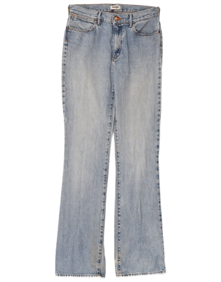 WRANGLER Dame Bootcut Jeans W28 L32 Blå Bomuld