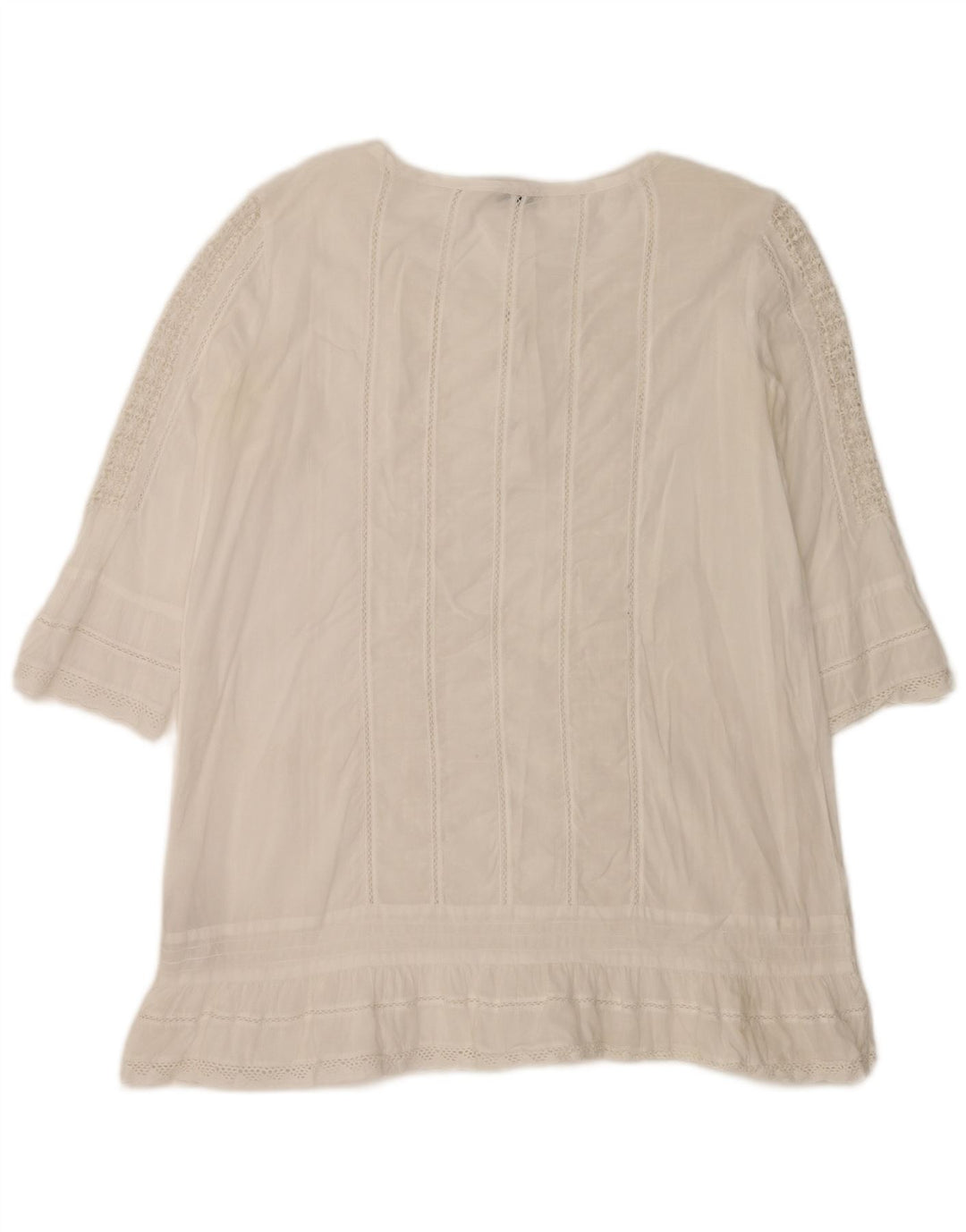 Henry s 3/4-ærmet oversized tunikatop IT 40 Small White
