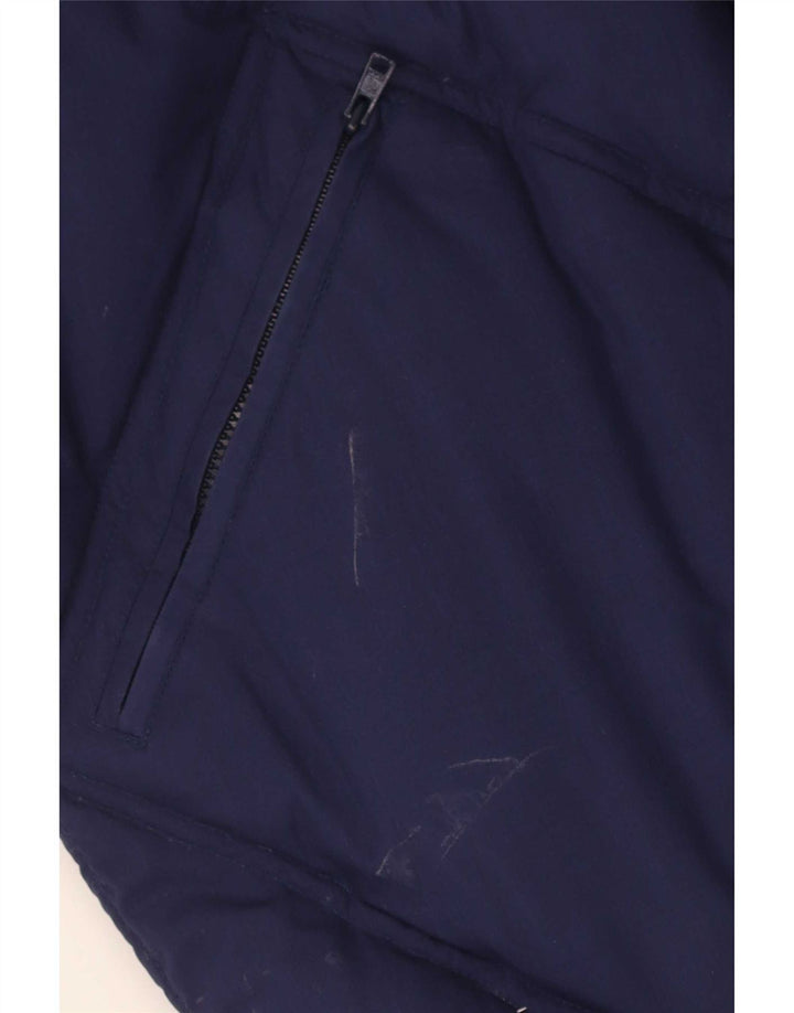 Diadora Herre vendbar polstret jakke UK 36 Lille blå polyester