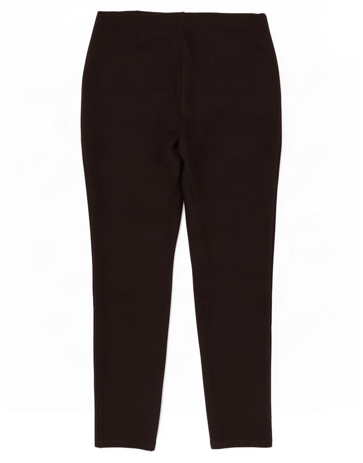 Zara Dame Slim Cropped Bukser Large W30 L24 Sort