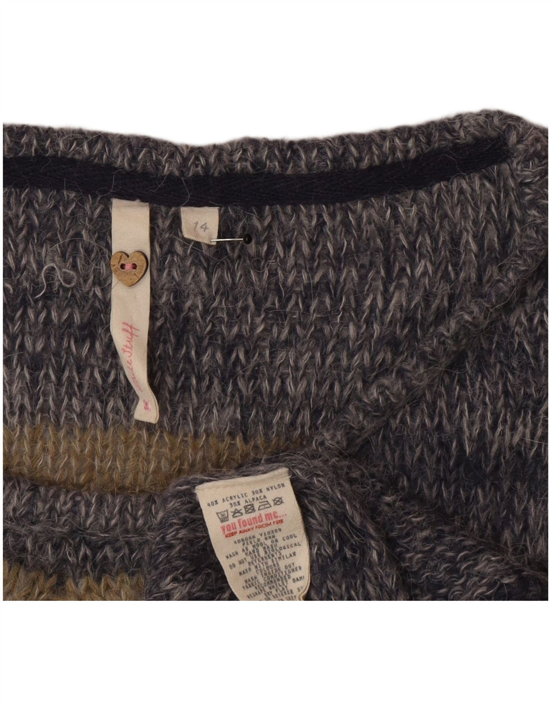 White Stuff Womens Boat Neck Jumper Sweater UK 14 Large Multicolored
