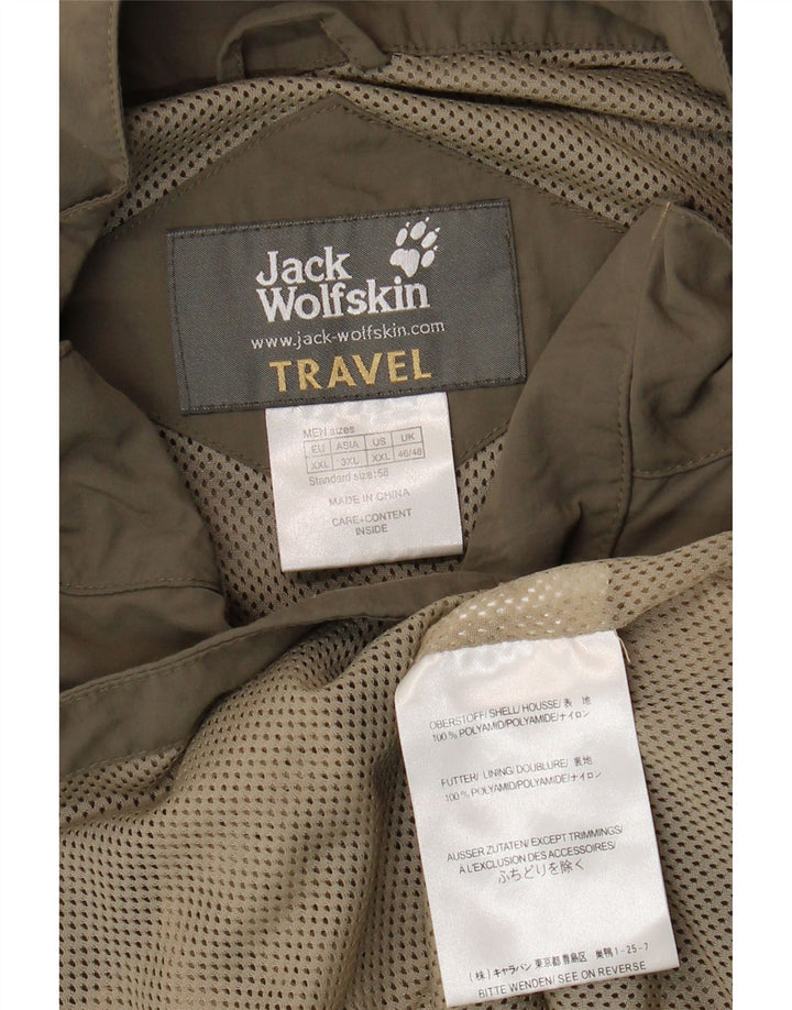 JACK WOLFSKIN Herre ærmeløs træningsdragt topjakke UK 46/48 2XL Grå