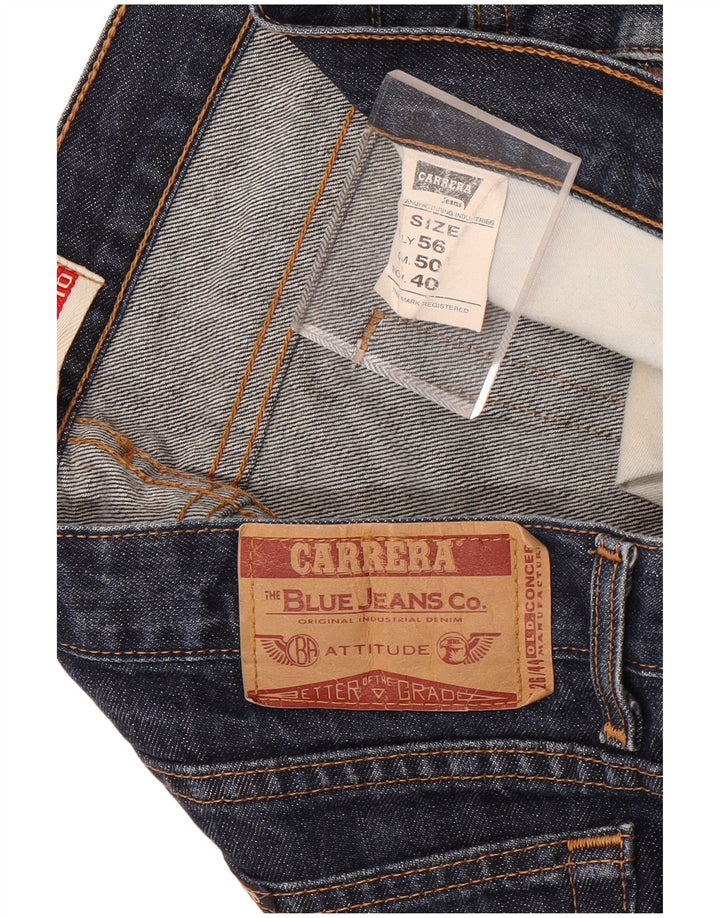 Carrera Herre 710 Straight Jeans W40 L32 Marineblå Bomuld