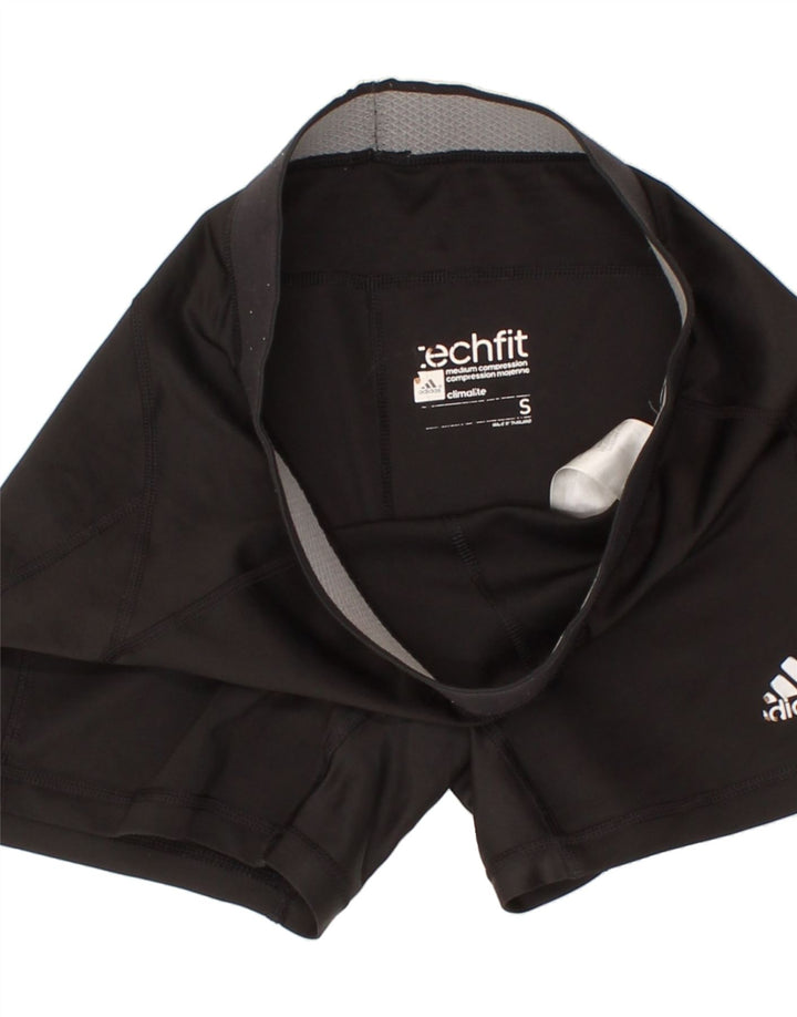ADIDAS Womens Climalite Sport Shorts UK 8 Small Black Polyester Vintage Adidas and Second-Hand Adidas from Messina Hembry 