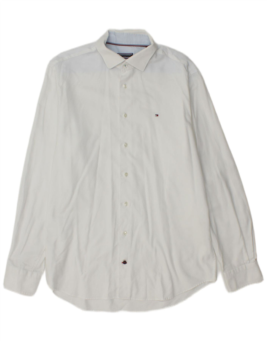 Tommy Hilfiger Herre Regular Fit Skjorte Str. 42 16 1/2 Large White