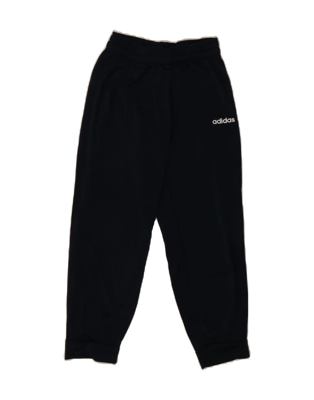 ADIDAS Boys Tracksuit Trousers Joggers 9-10 Years  Navy Blue Polyester Vintage Adidas and Second-Hand Adidas from Messina Hembry 