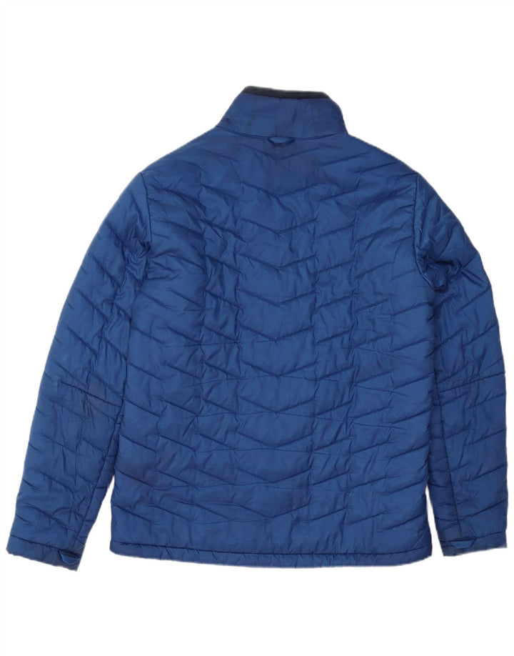 Jack Wolfskin Herre polstret jakke UK 36/38 Medium Blue Polyester