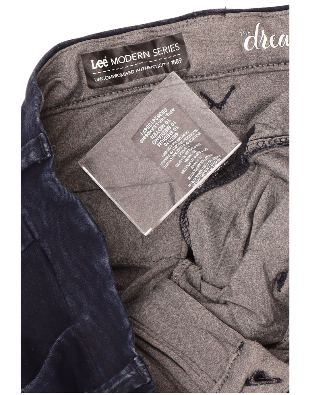 Lee Dame Chinobukser US 10 Large W32 L33 Marineblå Moderne