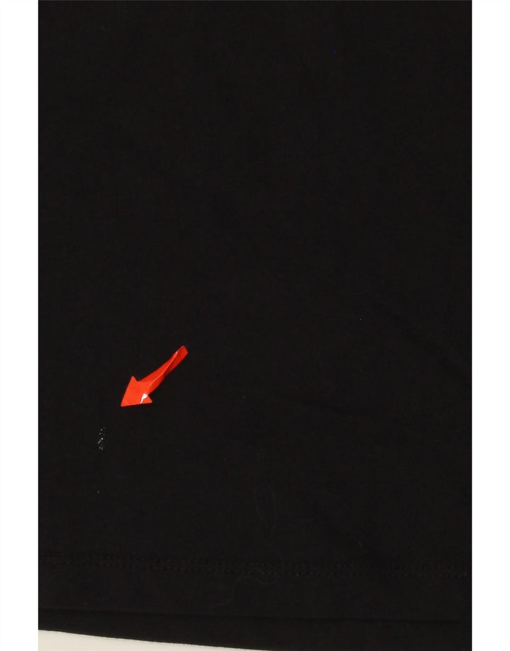 Calvin Klein Herre grafisk T-shirt Top Medium Sort Bomuld