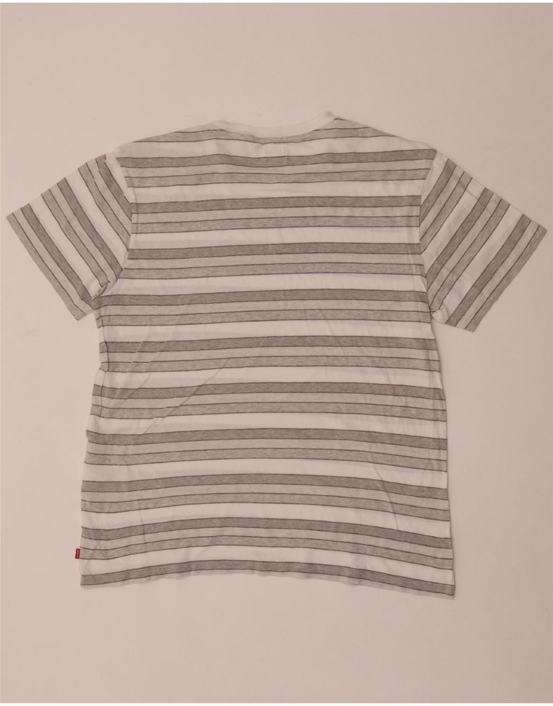 Levi's Herre T-shirt Top Stor grå stribet bomuld