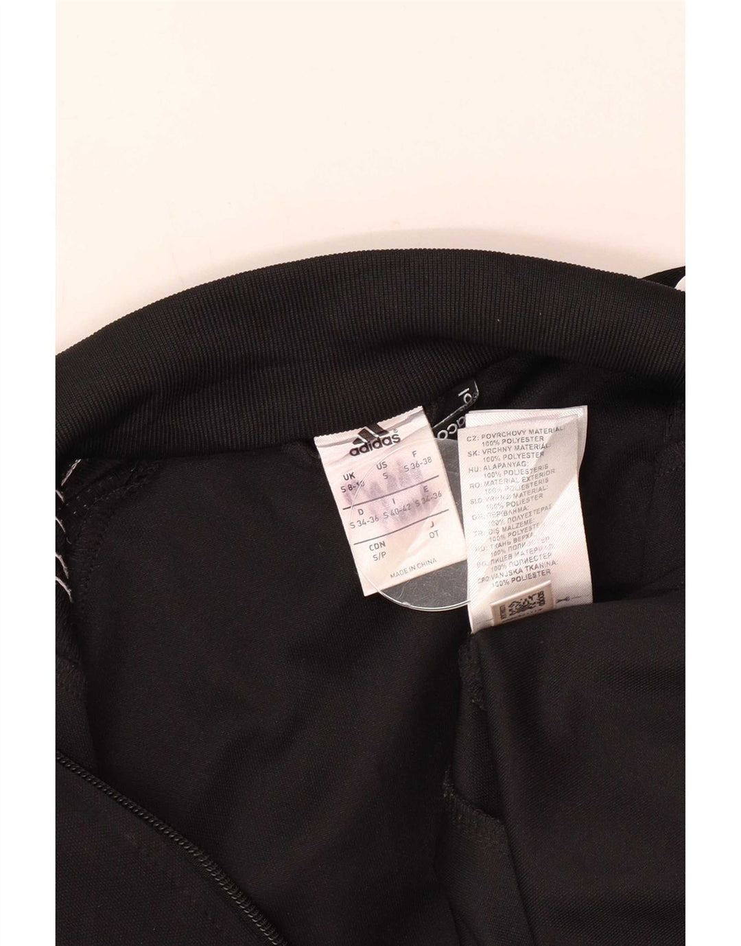 Adidas Dame Climacool Træningsdragt Top Jacket UK 8/10 Small Black