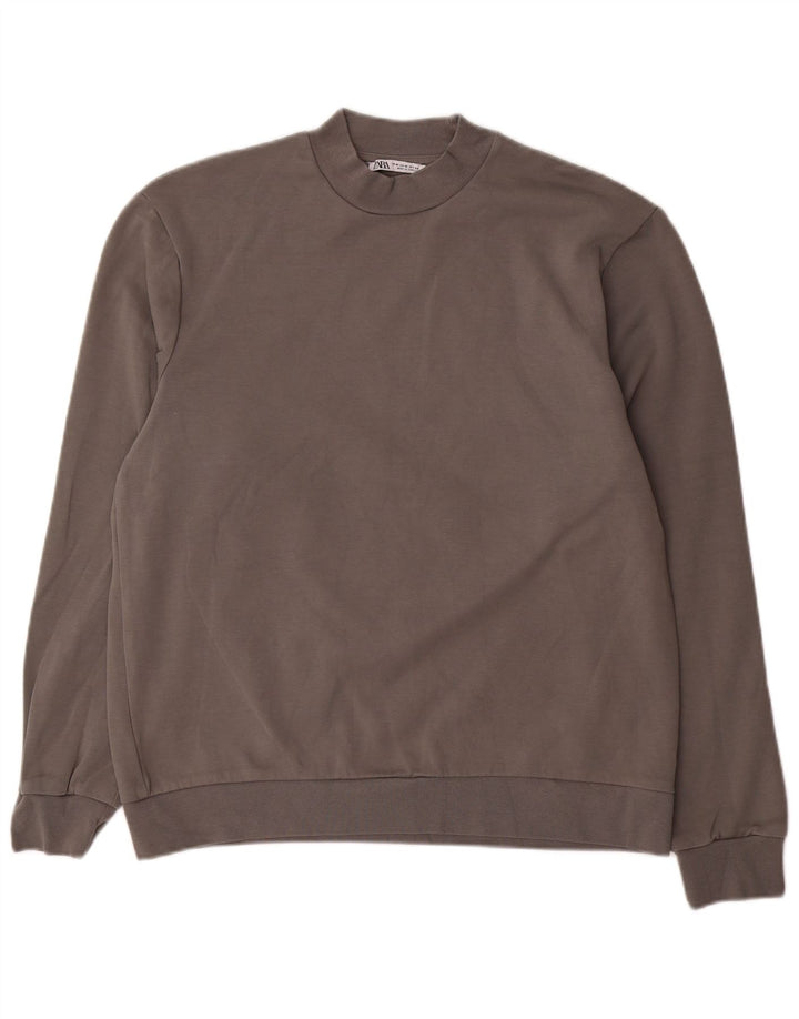 Zara Sweatshirt til mænd mellemgrå