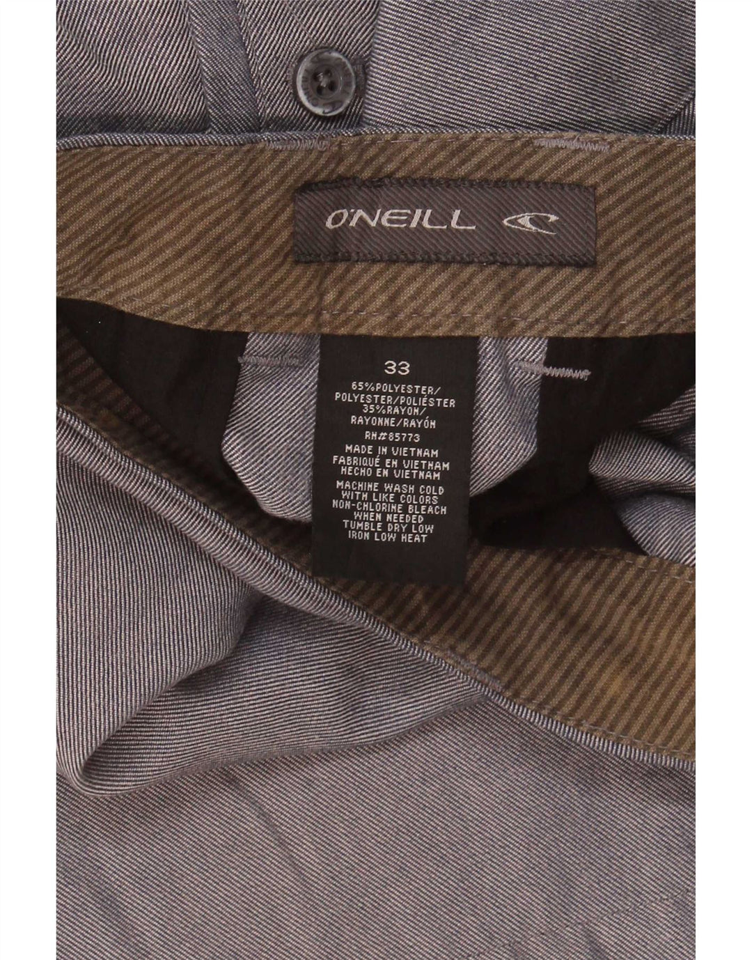 O'Neill Chino Shorts til mænd W33 mellemgrå polyester