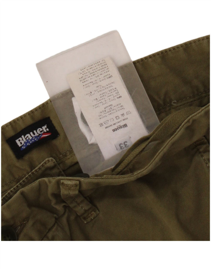 Blauer Herre Chino Shorts W33 Medium Khaki Bomuld