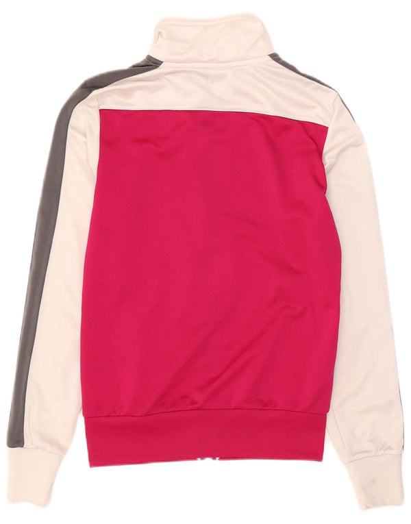Nike Grafisk træningsdragt topjakke til kvinder UK 10 Lille Pink Colourblock