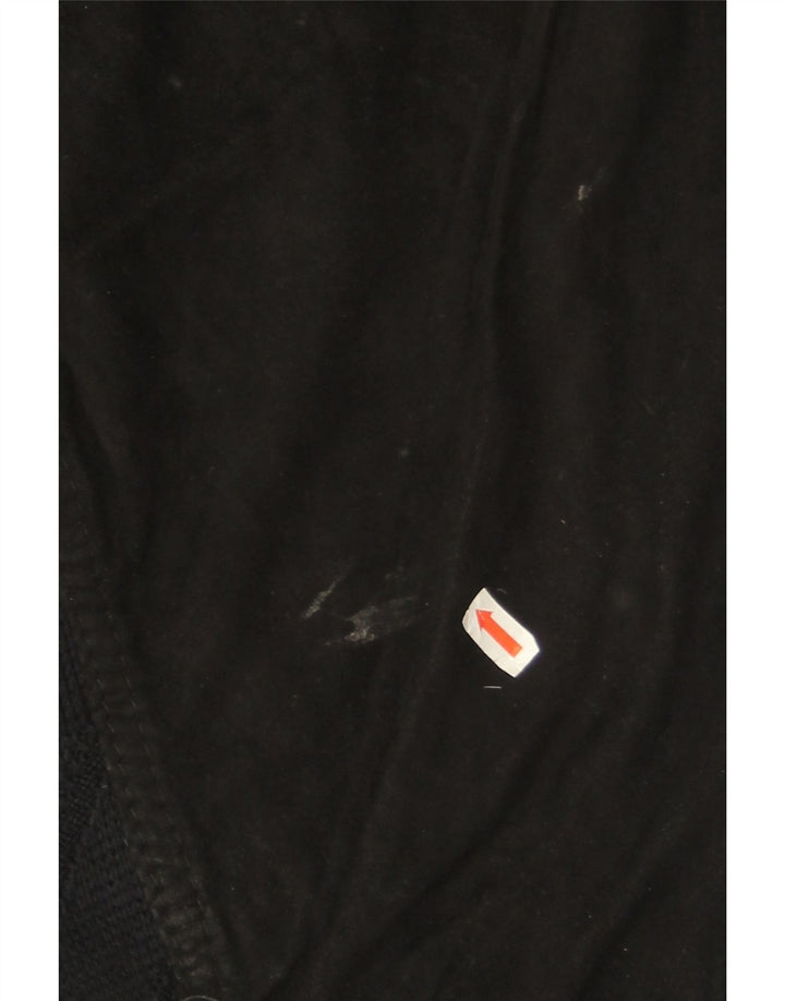 Rainbow Herre Turtle Neck Jumper Sweater Large Black Colourblock