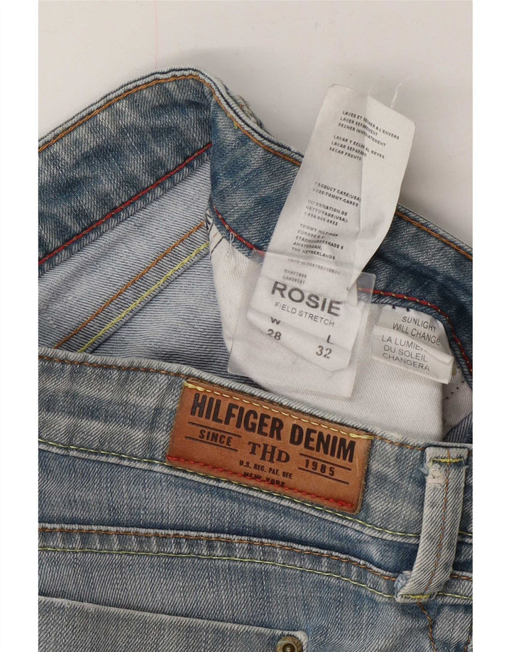 Tommy Hilfiger Dame Bootcut Jeans W28 L32 Blå Bomuld