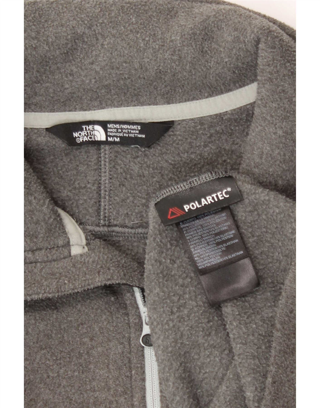 The North Face Herre lynlåshals Fleece Jumper Medium Grey Colourblock