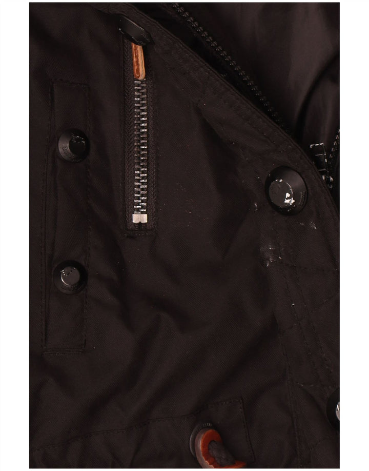 KHUJO Parkajakke til kvinder UK 14 Medium Sort Polyester