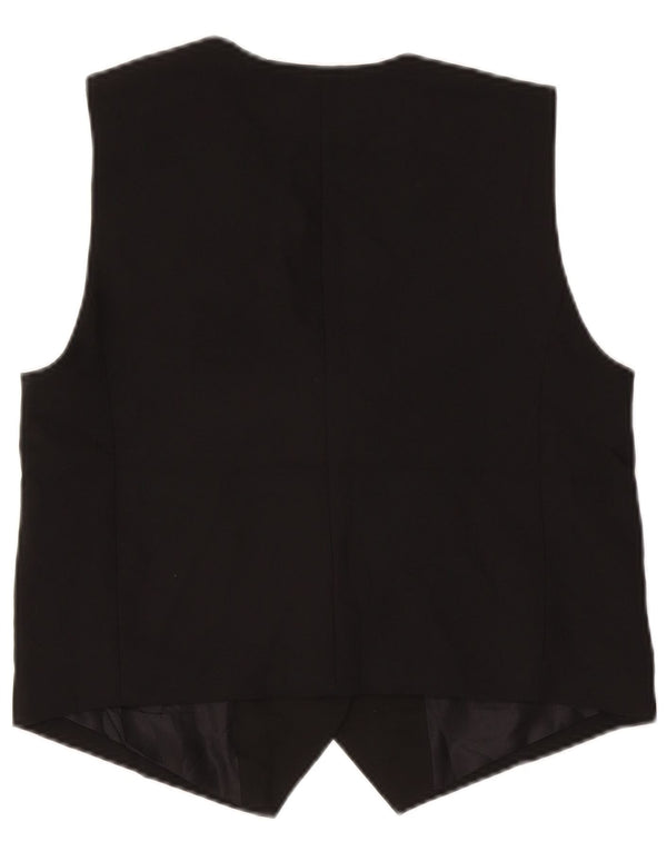 Zara Womens Crop vest UK 14 Medium Black Polyester
