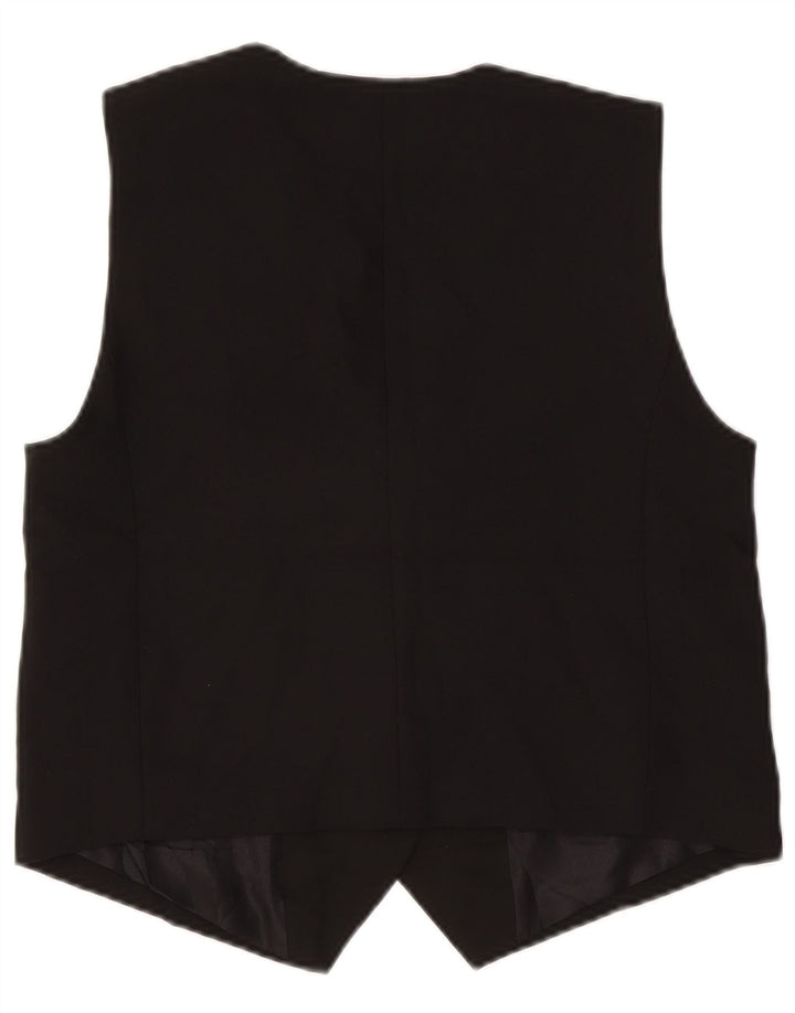 Zara Womens Crop vest UK 14 Medium Black Polyester