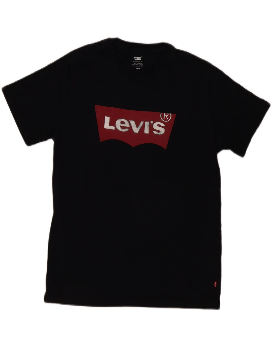 Levi's Herre grafisk T-shirt top mellem sort bomuld