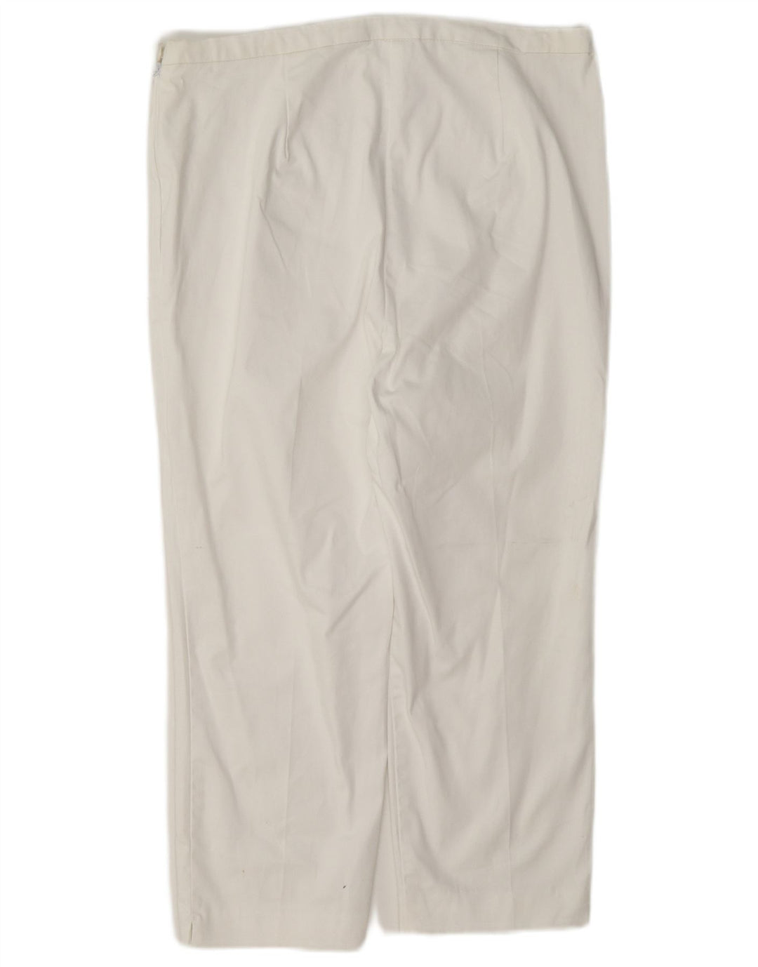 Marks & Spencer Dame Capri Bukser UK 12 Medium W30 L21 Hvid Bomuld