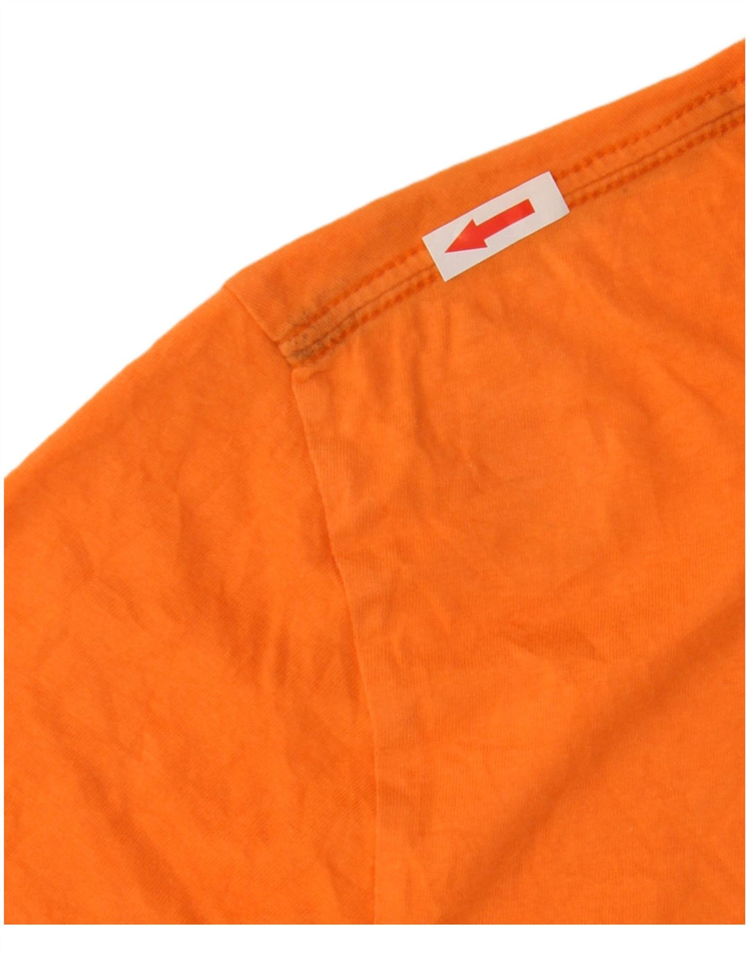Penguin Herre grafisk T-shirt Top Medium Orange Bomuld