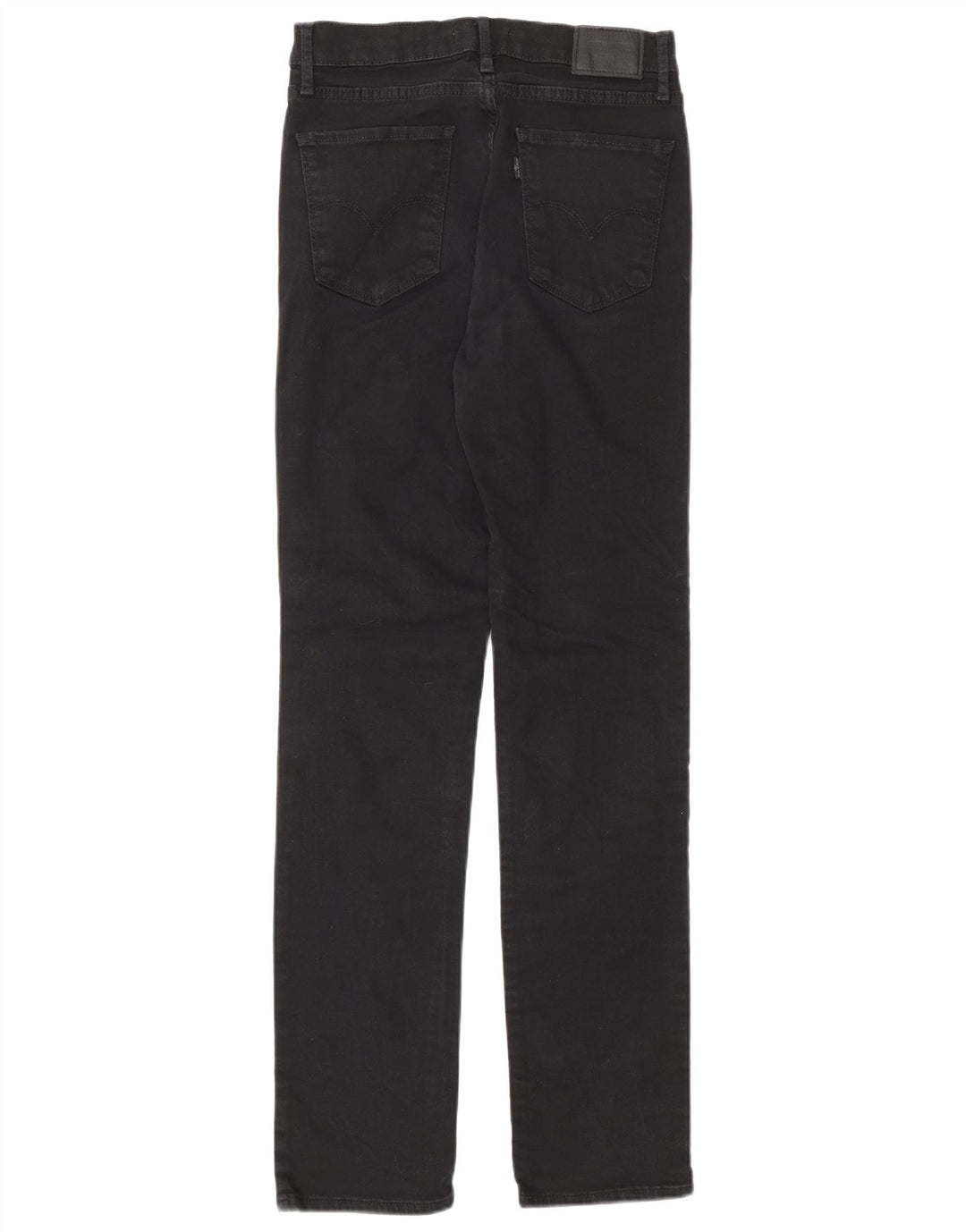 Levi's Dame 724 Højtaljede lige jeans W29 L32 sort bomuld