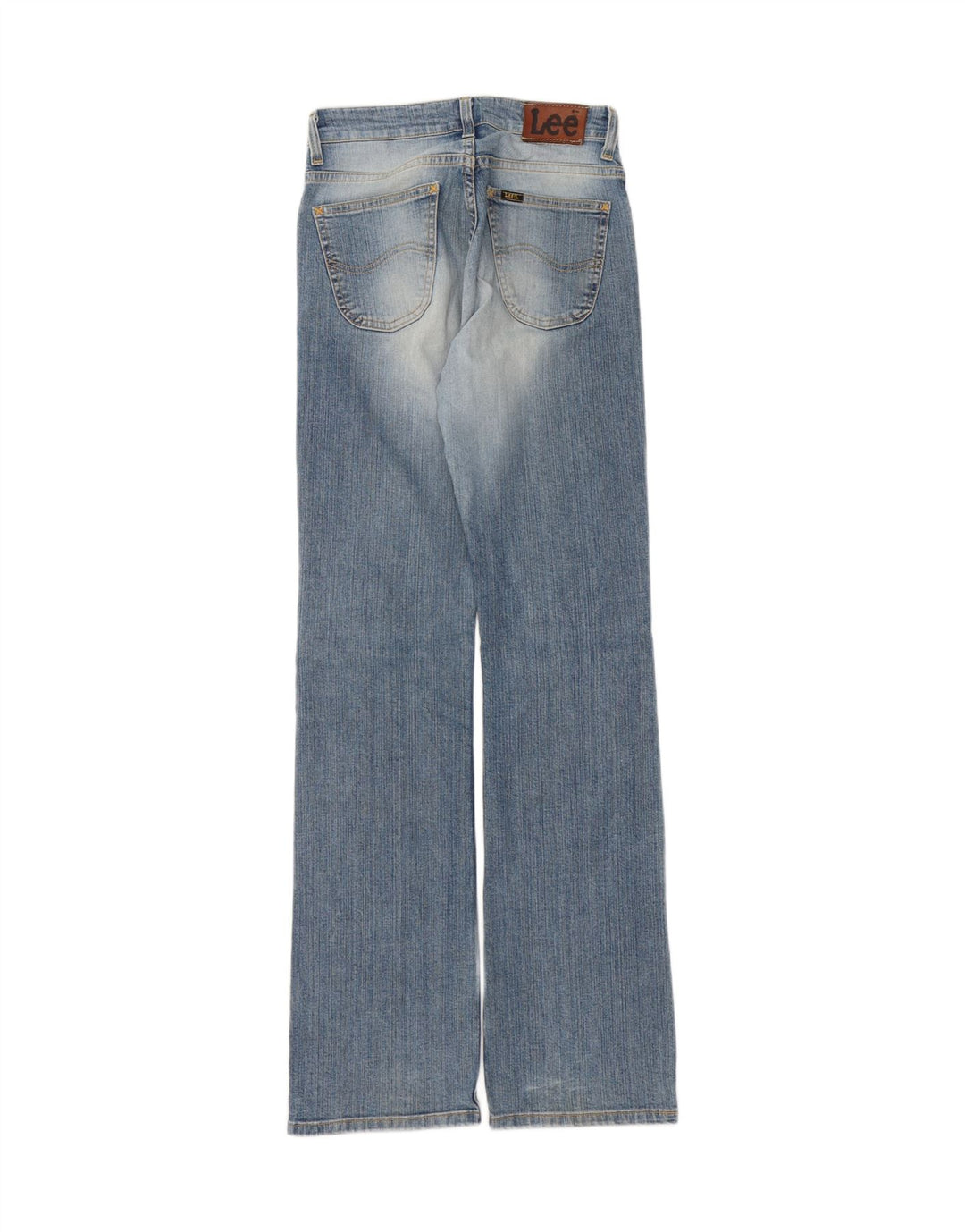 LEE Womens Cameron Straight Jeans W27 L33 Blue Cotton