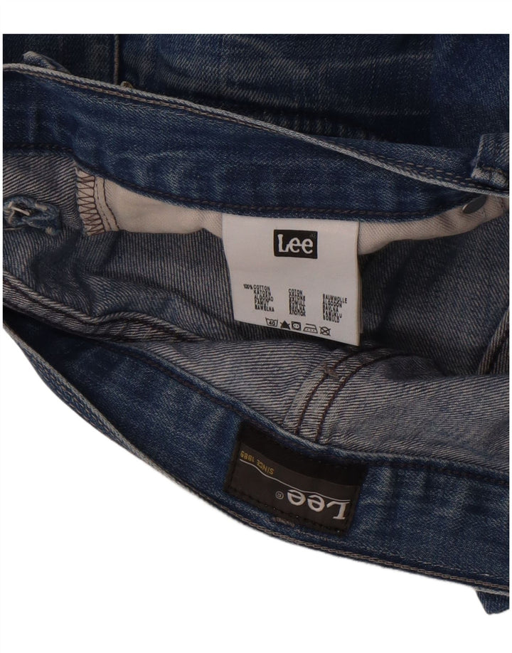 Lee Herre Zed Straight Jeans W38 L30 Blå Bomuld