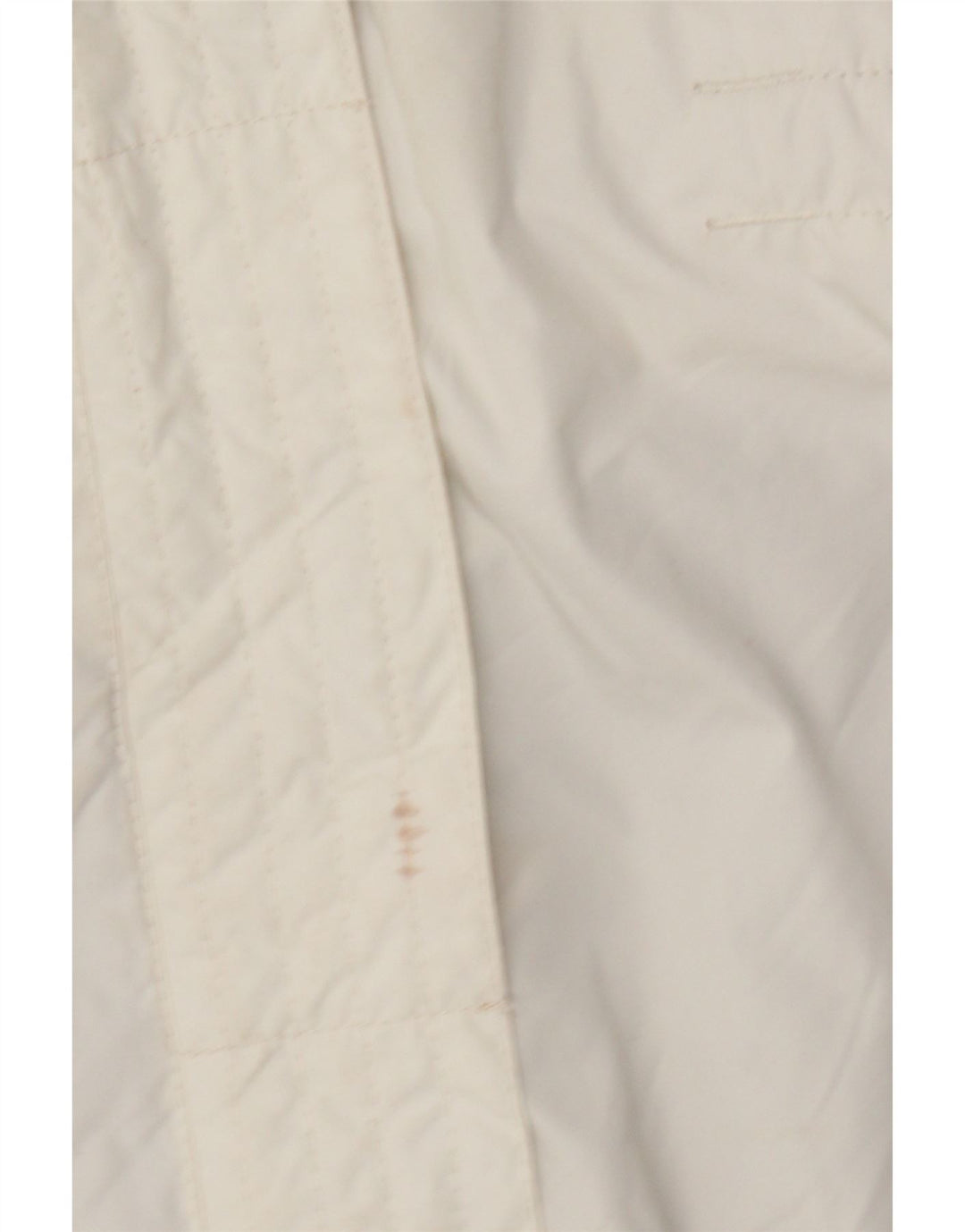 Nike vindjakke med hætte til kvinder UK 14/16 Stor hvid polyester