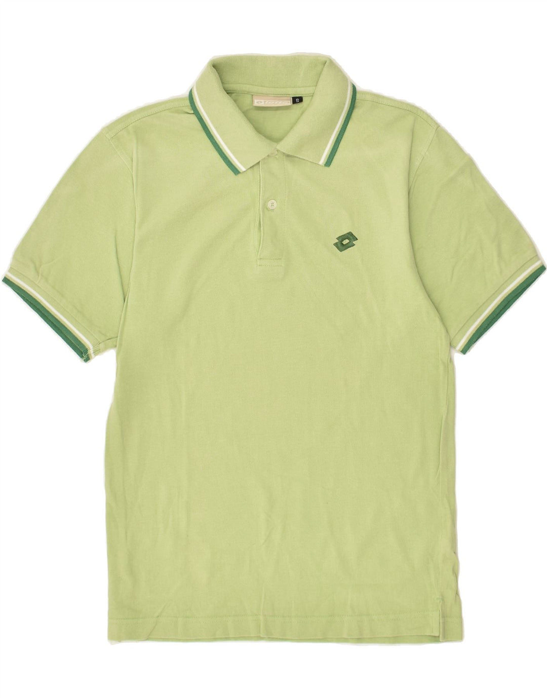LOTTO Mens Polo Shirt Small Green Cotton | Vintage Lotto | Thrift | Second-Hand Lotto | Used Clothing | Messina Hembry 