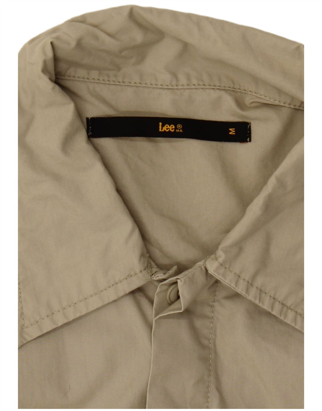 Lee Kortærmet Herreskjorte Medium Khaki