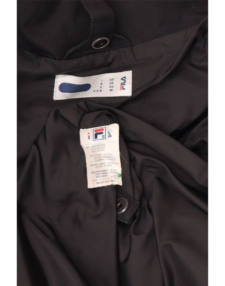 Fila Herre Windbreaker Jacket IT 50 Stor Sort Polyester