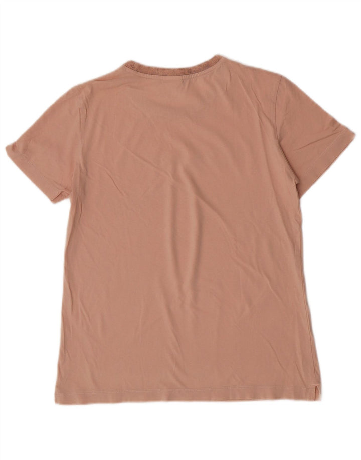 Champion Dame Grafisk T-Shirt Top UK 14 Large Pink