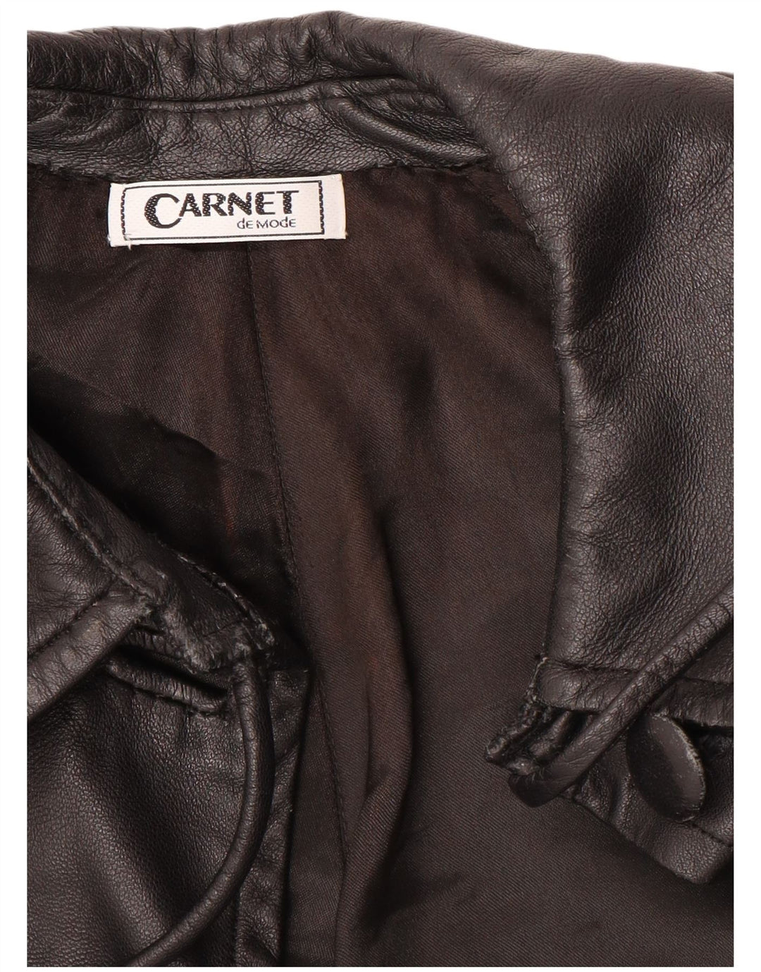 Carnet Læderfrakke til kvinder UK 18 XL Sort