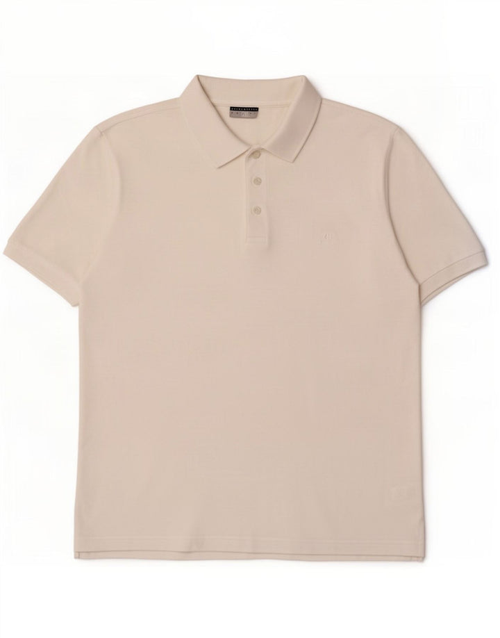 Belfe & Mens Polo Shirt Medium White