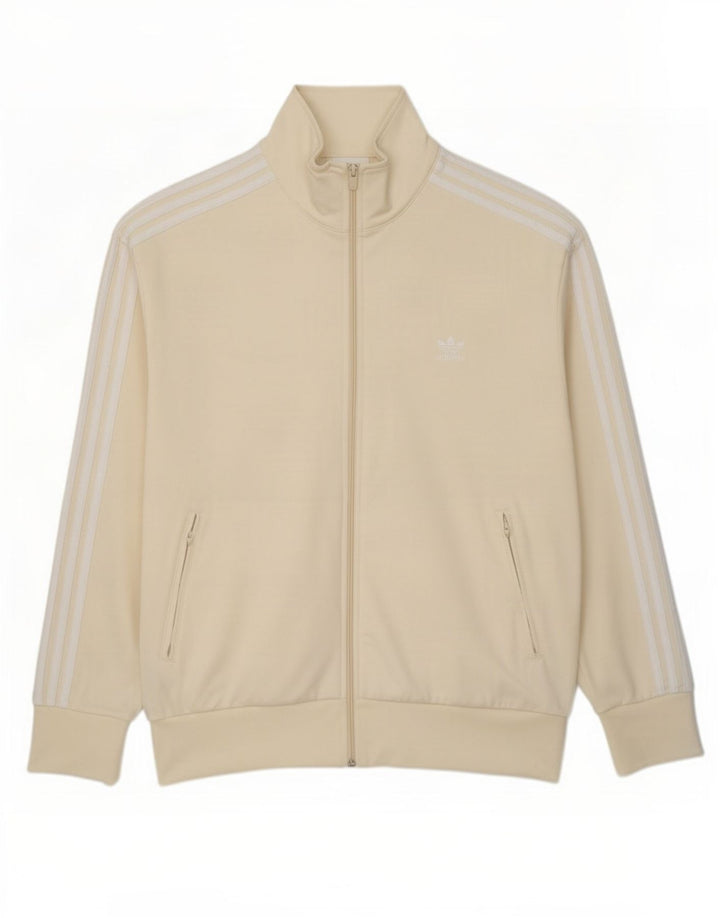 Adidas Træningsdragt til mænd Topjakke XL Off White Polyester