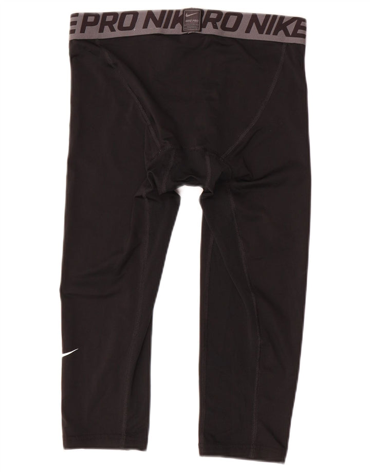 Nike Herre Compression Graphic Capri Leggings Medium Black
