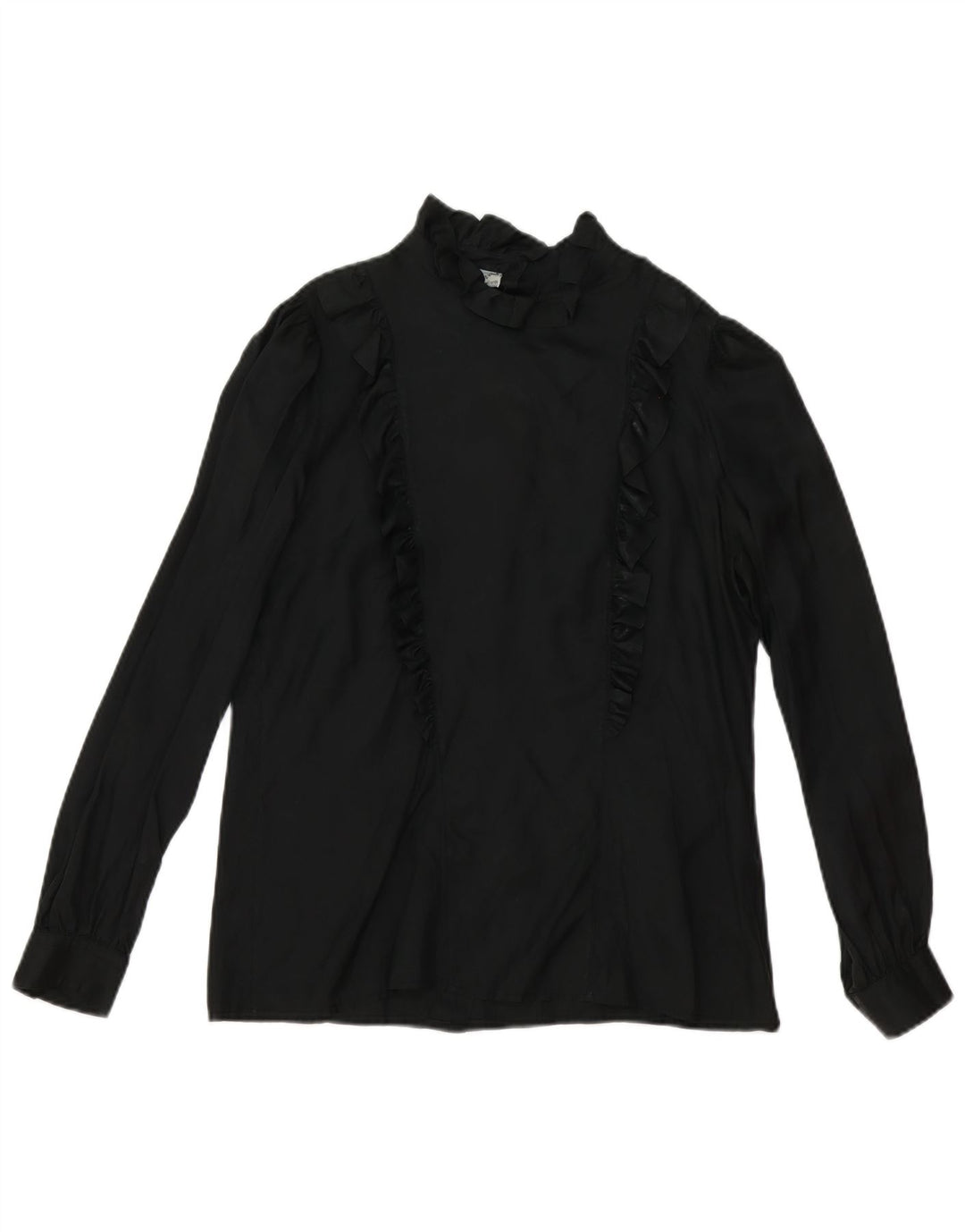 Primavera Firenze Langærmet Oversized Bluse Top US 3 XS Sort