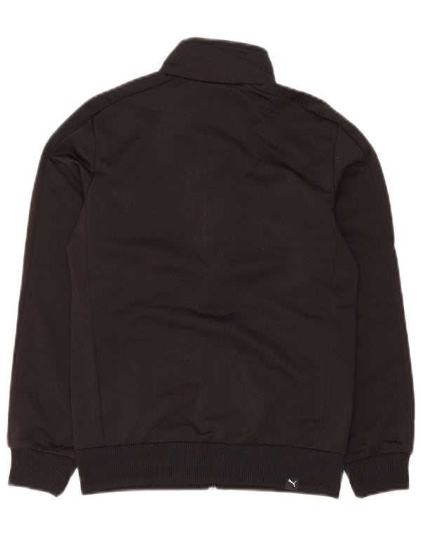 PUMA drenge grafisk træningsdragt topjakke 9-10 år medium sort polyester