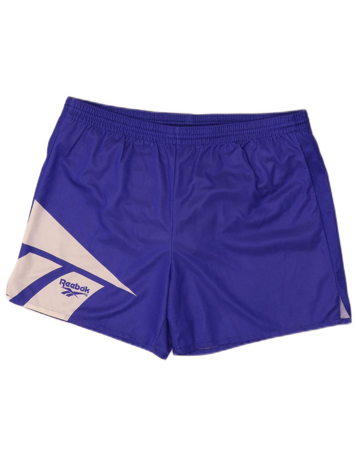 Reebok Sportshorts til mænd Large Blue Colourblock