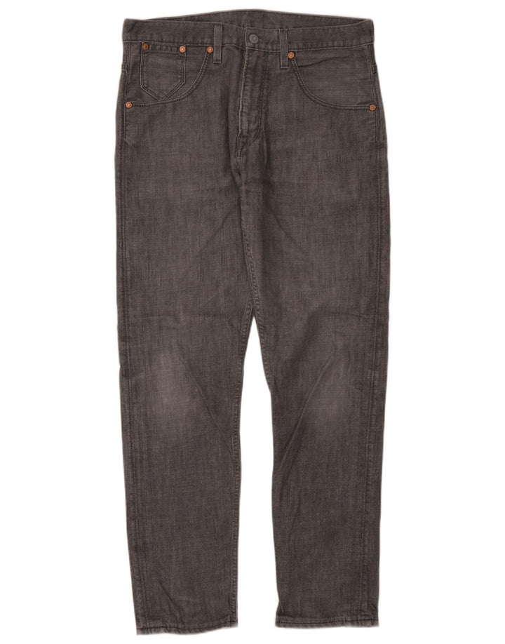 Levi's Herre 508 tilspidsede jeans W34 L32 Grå bomuld