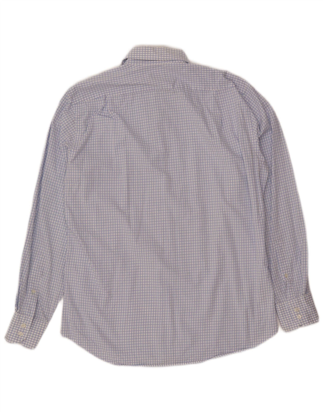 Hugo Boss Herreskjorte str. 40 15 3/4 Medium Blue Gingham Cotton