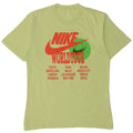 Nike grafisk T-shirt top til mænd, lille grøn bomuld