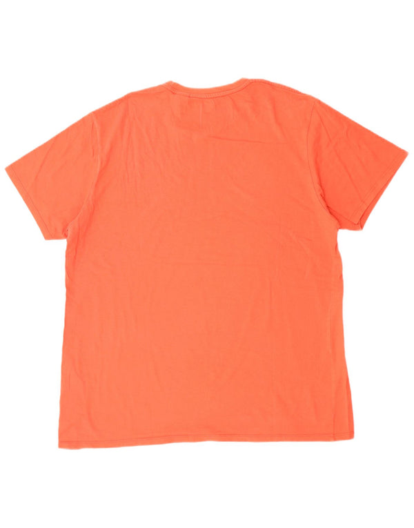 LEVI'S Herre grafisk T-shirt Top XL Rød Bomuld